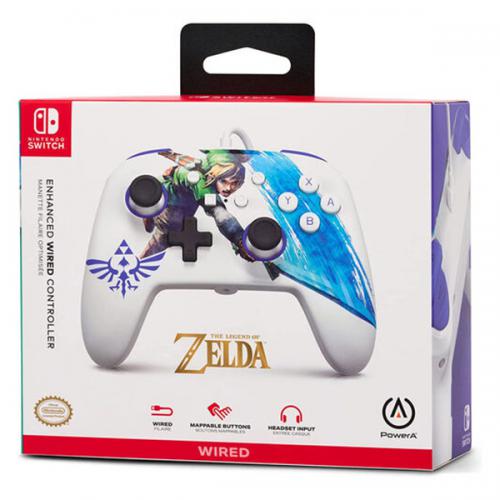 PowerA Nintendo Switch Enhanced Wired Controller Master Sword Attack