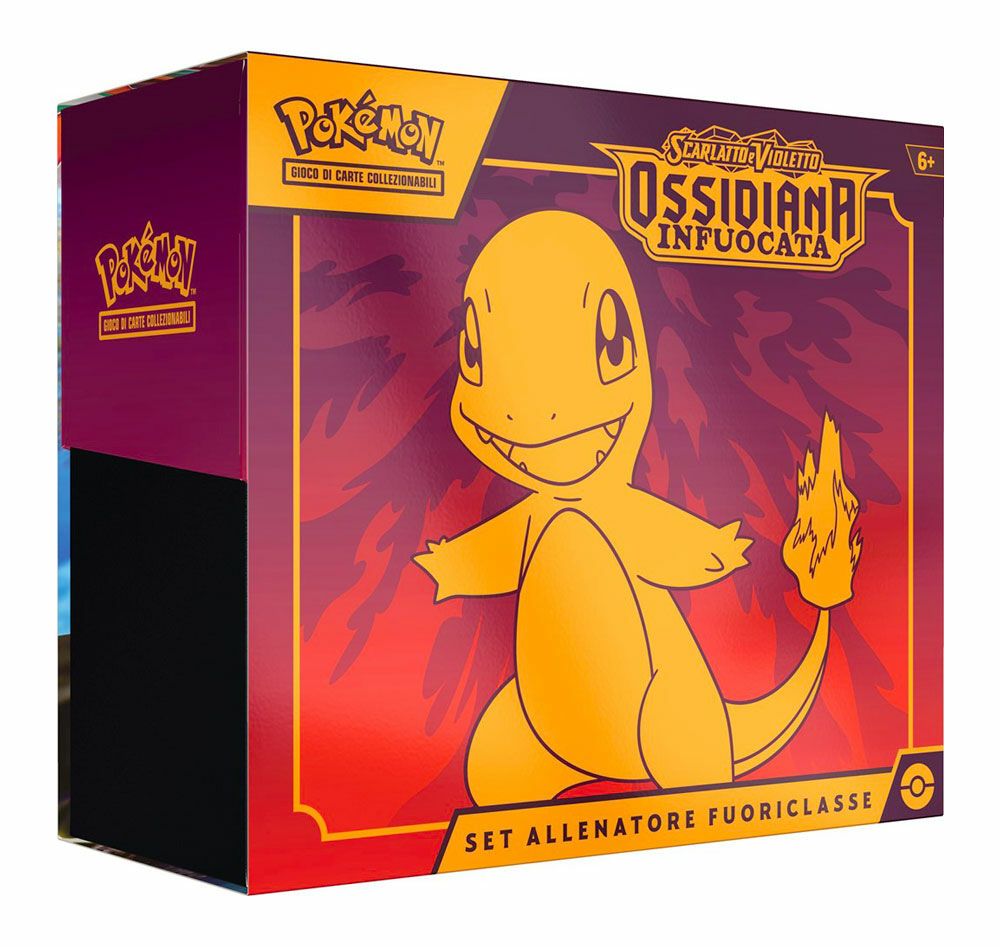 Pokemon Set Allenatore Fuoriclasse Ossidiana Infuocata