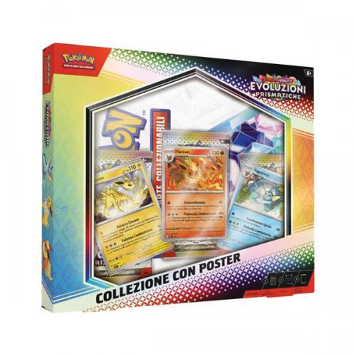 Pokemon SV 8.5 Evoluzioni Prismatiche Collezione Poster