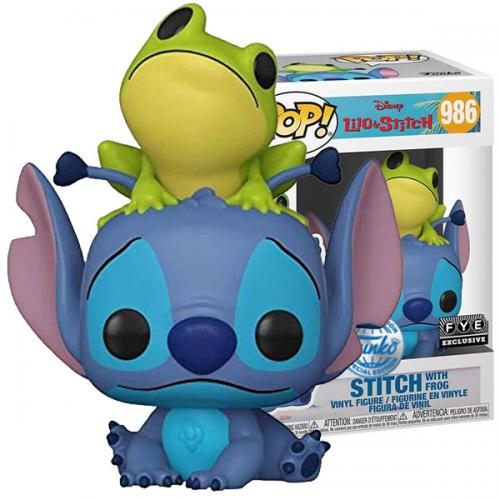 Funko POP! Disney Stitch: Stitch w/Frog (986) EXM