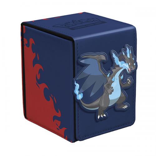 Pokemon Porta Mazzo Alcove Flip Box Mega Charizard X U-PRO