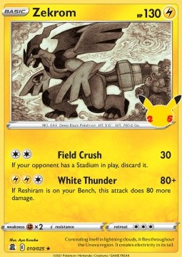 Zekrom⁣ - Celebrations⁣ (Holo Rare)⁣ [010]