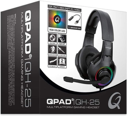 Qpad QH25 Rgb 7.1 Usb GMG Headset
