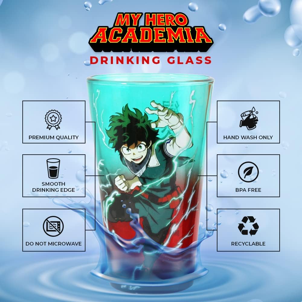 MY HERO ACADEMIA SET OF 2 GLASSES