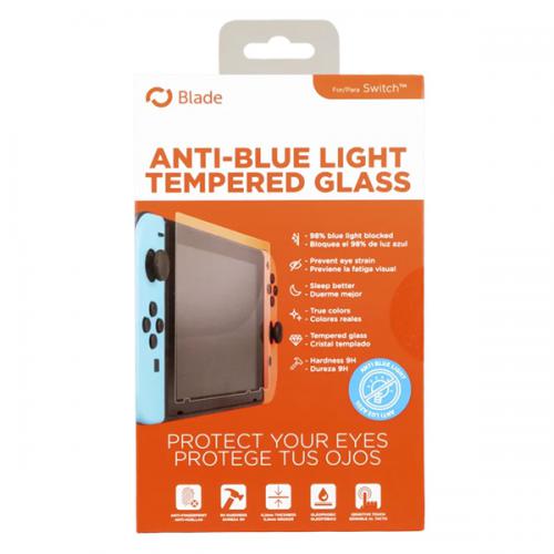 BLADE Protezione Vetro Temperato Anti Blue Light Nintendo Switch