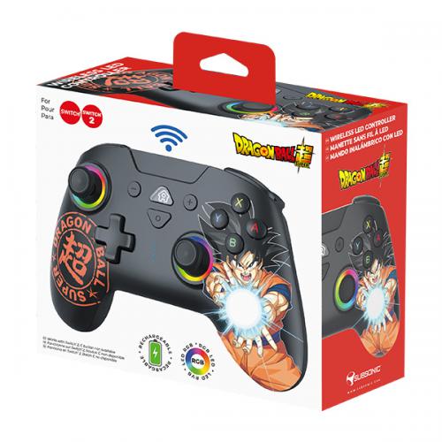 Subsonic Led Controller Wireless Dragon Ball Black Goku (Switch 2)