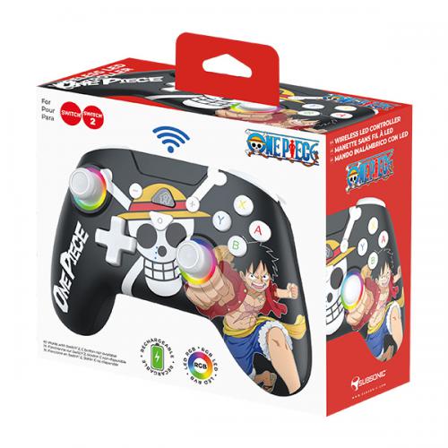 Subsonic Led Controller Wireless One Piece Black Luffy (Switch 2)
