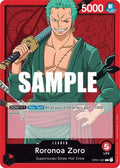 Roronoa Zoro (OP01-001) (V.1)⁣ - Romance Dawn⁣ (Leader)⁣ [001]