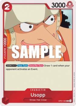 Usopp (OP01-004)⁣ - Romance Dawn⁣ (Rare)⁣ [004]