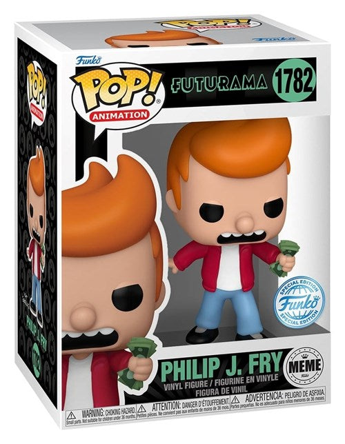 Funko POP! Futurama: Philip J. Fry (Money Meme) (1700) EXM