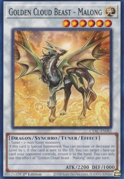 Golden Cloud Beast - Malong⁣ - Cyberstorm Access⁣ (Common)⁣ [082]