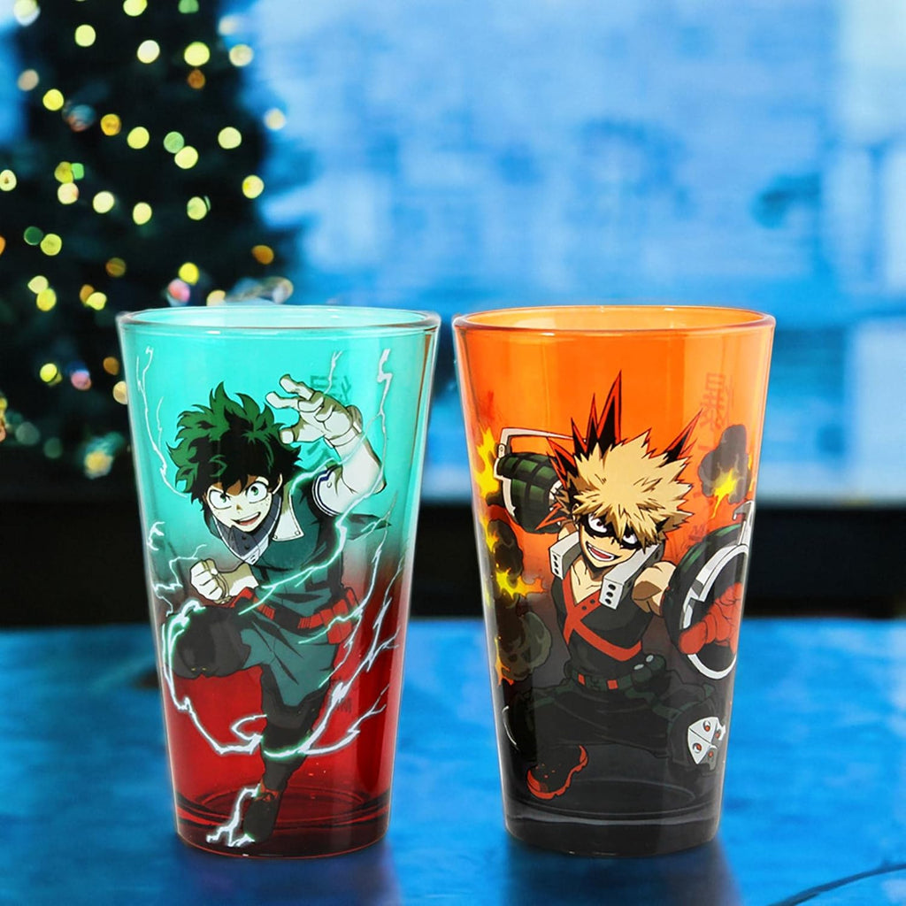 MY HERO ACADEMIA SET OF 2 GLASSES