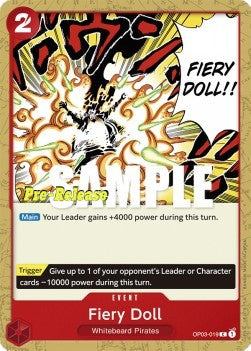 Fiery Doll (OP03-019)⁣ - Promos: Pillars of Strength⁣ (Common)⁣ [019]