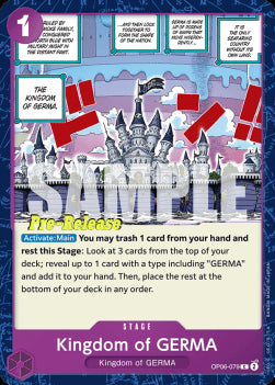 Kingdom of GERMA (OP06-079)⁣ - Promos: Wings of the Captain⁣ (Common)⁣ [079]