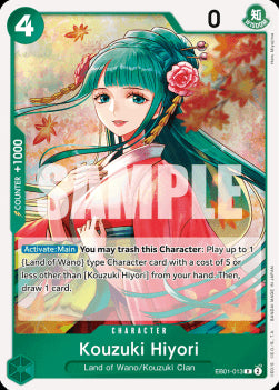 Kouzuki Hiyori (EB01-013) (V.1)⁣ - Memorial Collection⁣ (Rare)⁣ [013]