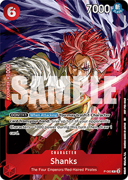Shanks (P-083) (V.1) - Promos (Promo) [P-083]