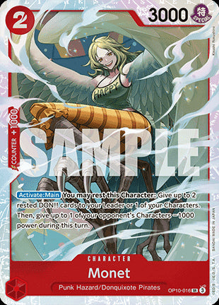Monet (OP10-016) (V.1)⁣ - Royal Blood⁣ (Super Rare)⁣ [016]