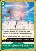 Gum-Gum Dragon Fire Pistol Twister Star (OP10-039)⁣ - Royal Blood⁣ (Uncommon)⁣ [039]