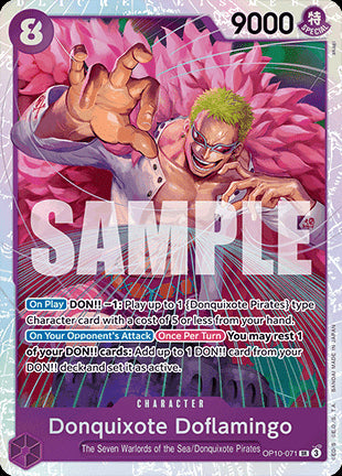 Donquixote Doflamingo (OP10-071) (V.1)⁣ - Royal Blood⁣ (Super Rare)⁣ [071]