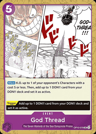 God Thread (OP10-079)⁣ - Royal Blood⁣ (Uncommon)⁣ [079]