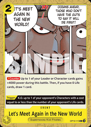 Let's Meet Again in the New World (OP10-115)⁣ - Royal Blood⁣ (Common)⁣ [115]