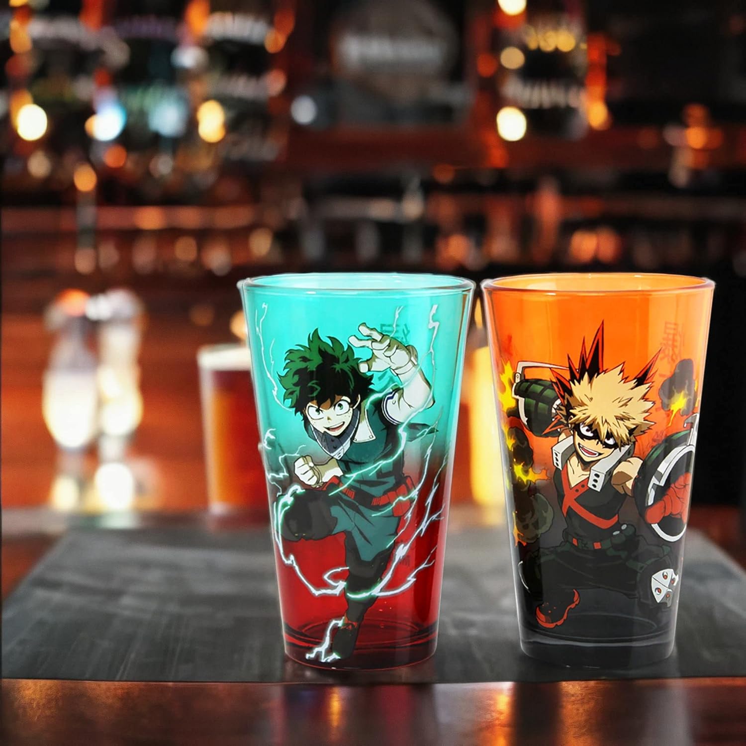 MY HERO ACADEMIA SET OF 2 GLASSES