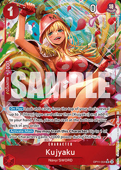 Kujyaku (OP11-004) (V.2) - A Fist of Divine Speed (Alternate Art) [OP11-004]