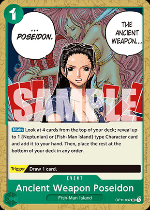 Ancient Weapon Poseidon (OP11-037) - A Fist of Divine Speed (Uncommon) [OP11-037]