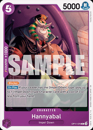 Hannyabal (OP11-076) - A Fist of Divine Speed (Common) [OP11-076]