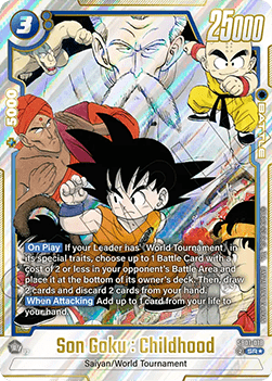 Son Goku : Childhood (SB01-018)  (V.2 - Alternate Art) - Manga Booster 01 [Fusion World] (Alternate Art) [SB01-018]