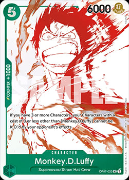 Monkey.D.Luffy (OP07-033) (V.1) - Unnumbered Promos (Uncommon) [UP-OP07-033]