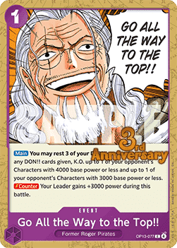Go All the Way to the Top!! (OP13-077)