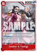 Smoker & Tashigi (EB04-003) (V.1) - Adventure on Kami’s Island (Rare) [OP15-EB04-003]