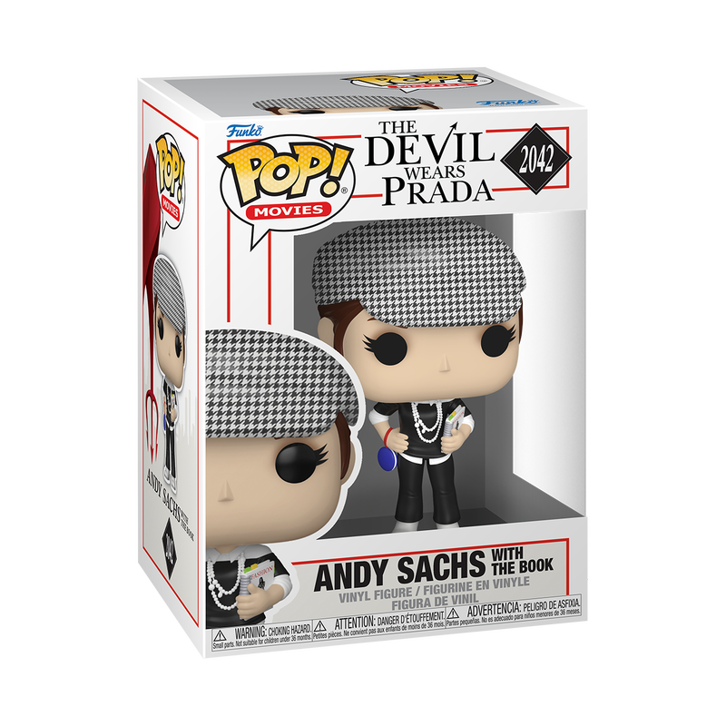 THE DEVIL WEARS PRADA S2 - POP FUNKO VINYL FIGURE 2042 ANDY SACHS WITH THE BOOK 9CM