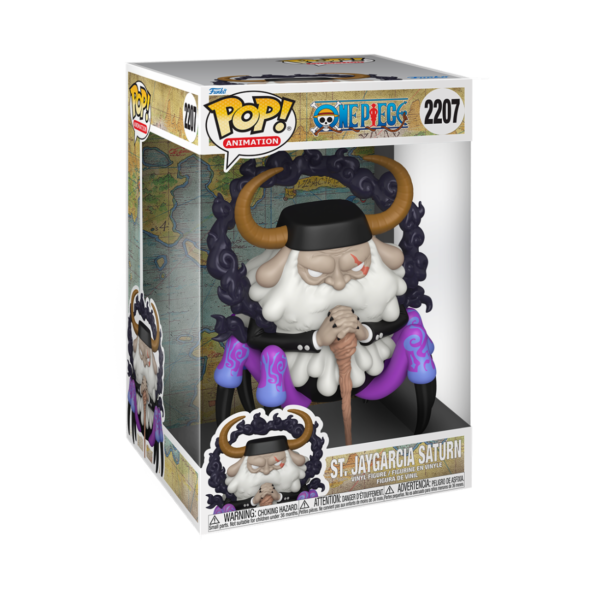 ONE PIECE - POP FUNKO JUMBO VINYL FIGURE 2207 ST. JAYGARCIA SATURN 25CM