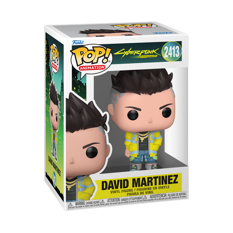 CYBERPUNK EDGERUNNERS S1 - POP FUNKO VINYL FIGURE 2413 DAVID MARTINEZ 9CM