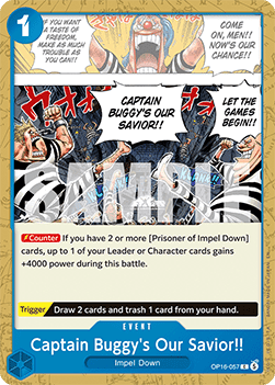 Captain Buggy's Our Savior!! (OP16-057)