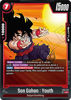 Son Gohan : Youth (FB10-013) [Fusion World] (V.1 - Uncommon)