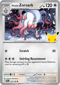 Hisuian Zoroark - 30th Celebration (Common) [30C-123]