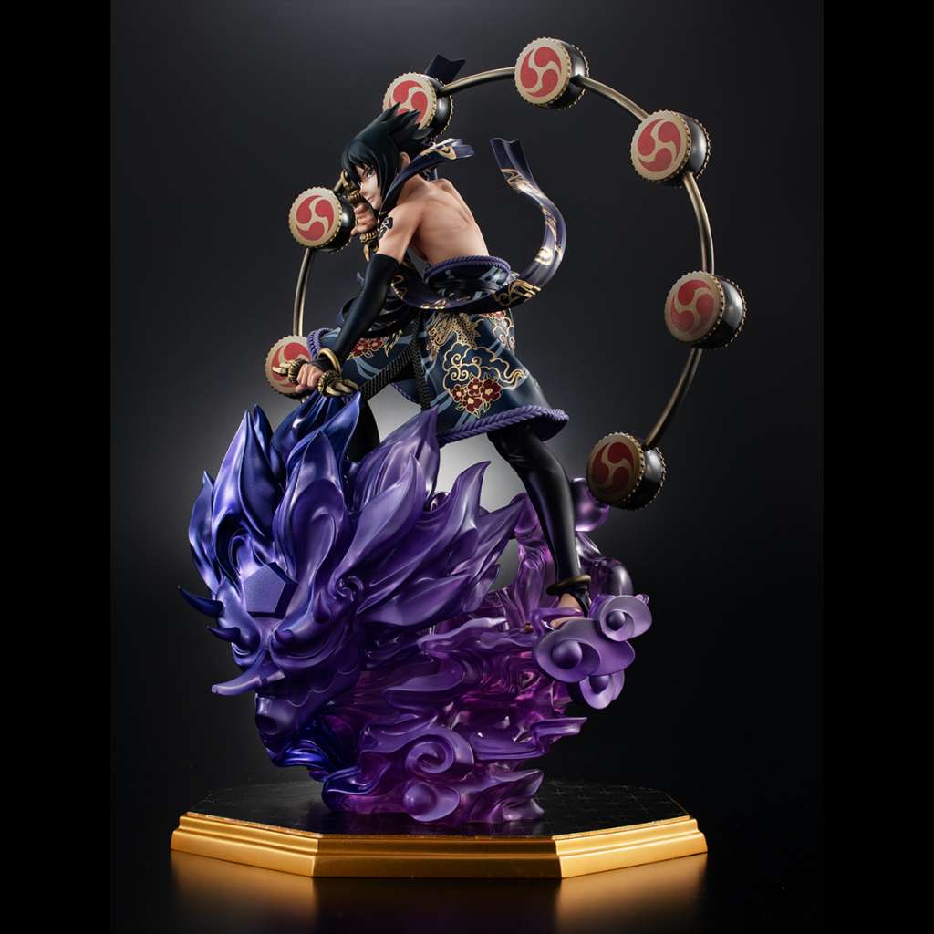 Naruto Shipp Sasuke Thunder God Gem Statue