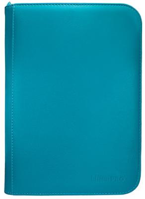 Ultra-PRO - Vivid 4-Pocket Zippered PRO-Binder 4+4 tasche/20 fogli Teal