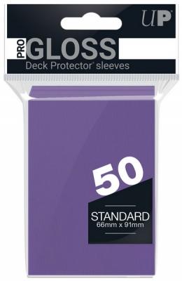 Ultra-PRO - Pack of 50 Standard PRO Sleeves - Gloss Purple