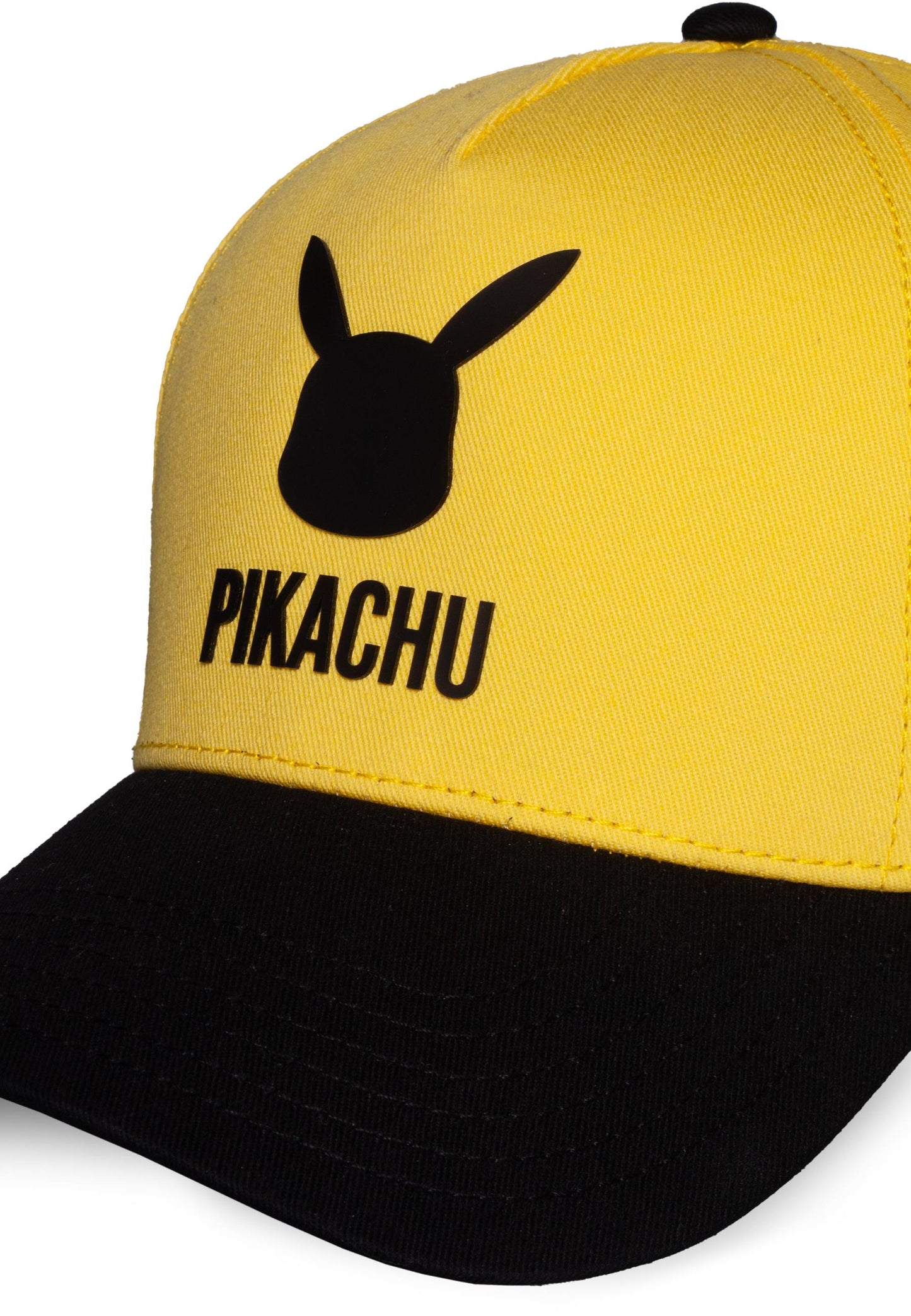 Casquette Pokémon : Logo Pikachu Noir Jaune