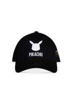 Pokemon Hat: Pikachu Logo White Black