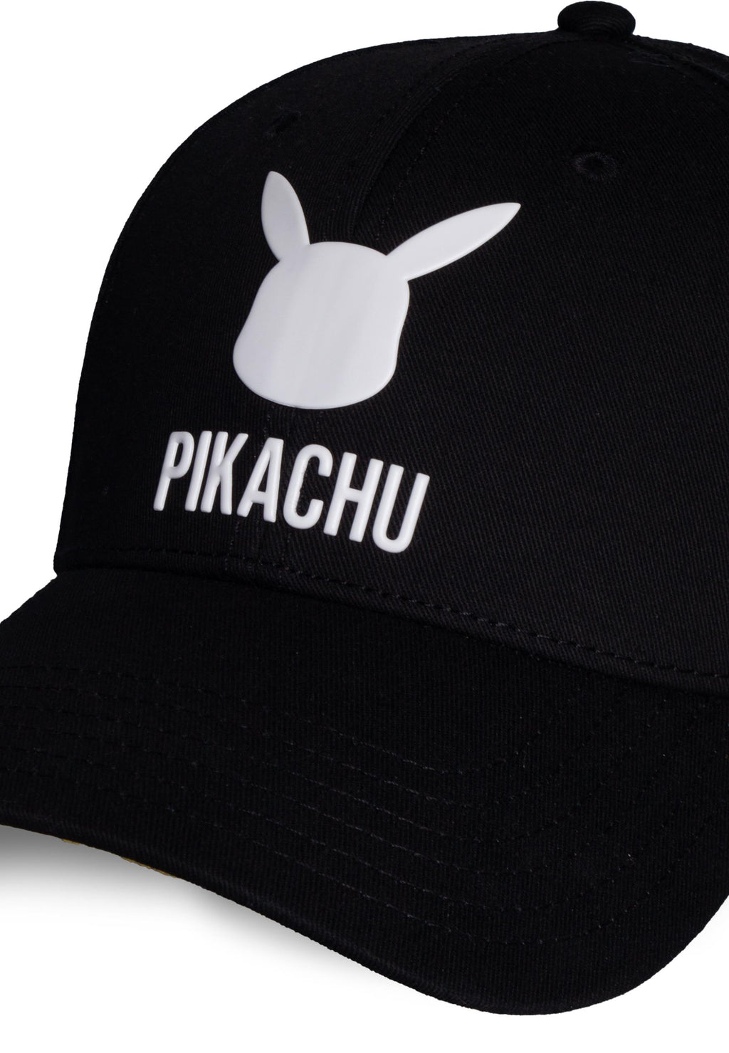 Pokemon Hat: Pikachu Logo White Black