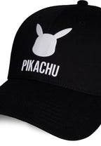 Pokemon Hat: Pikachu Logo White Black