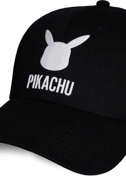 Pokemon Cappellino: Pikachu Logo White Black