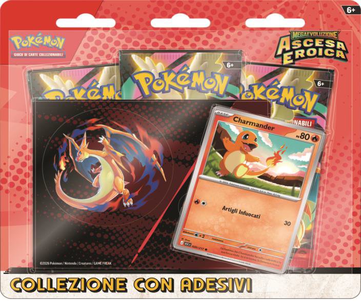 Pokemon Megaevoluzione - Ascesa Eroica (Collezione con Adesivi, IT)