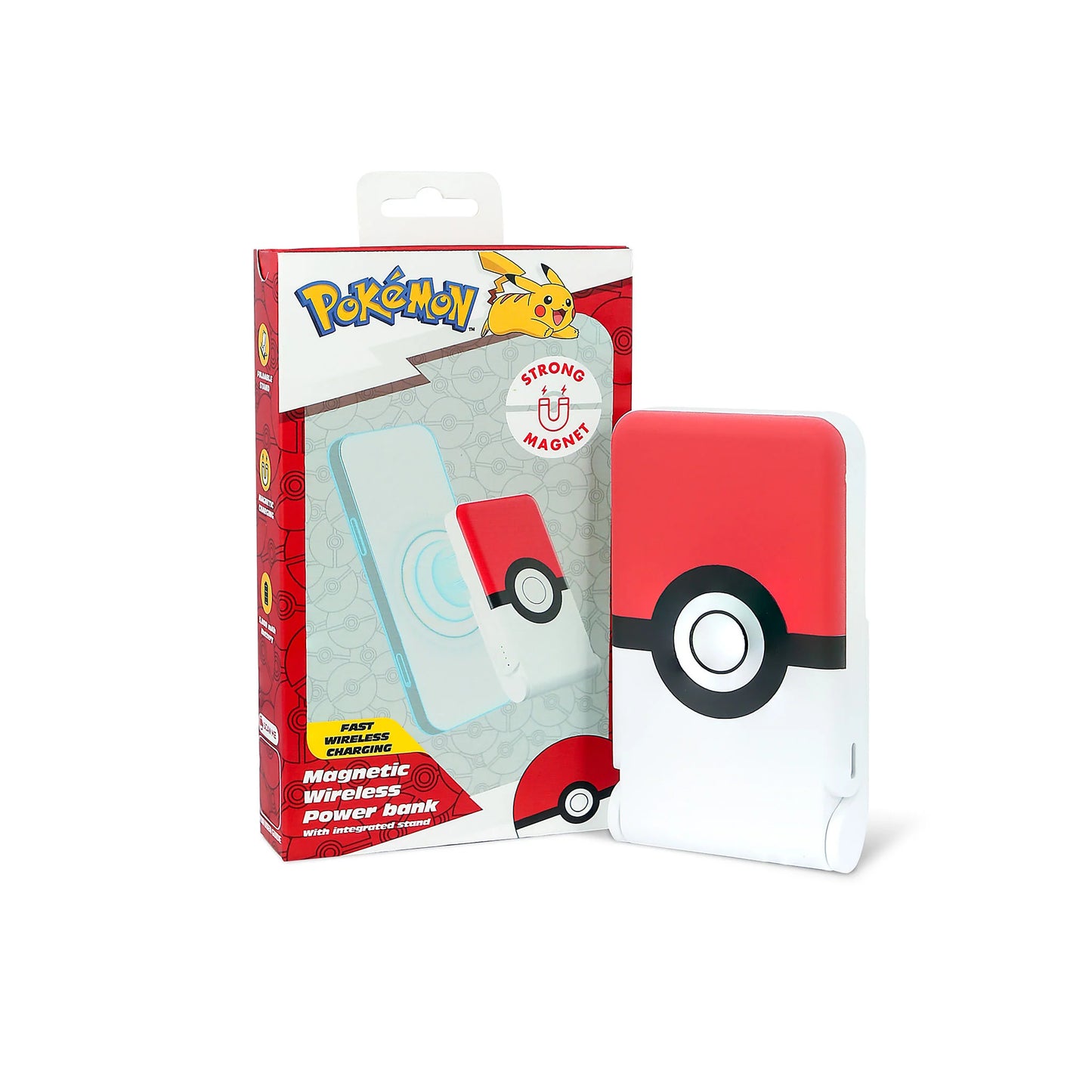 POKÉMON POKÉBALL MAGNETIC WIRELESS POWER BANK