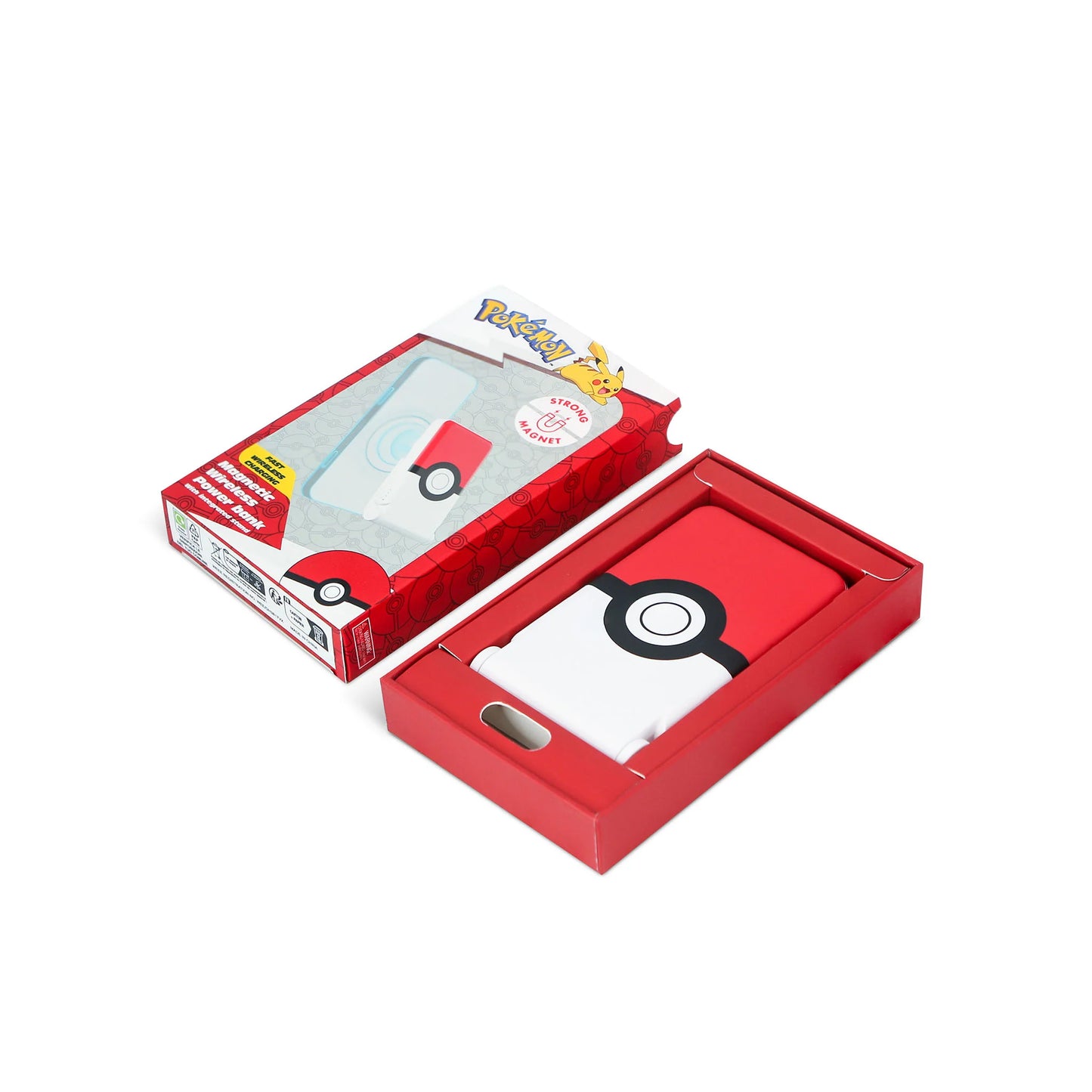 BANQUE D'ALIMENTATION MAGNÉTIQUE SANS FIL POKÉMON POKÉBALL